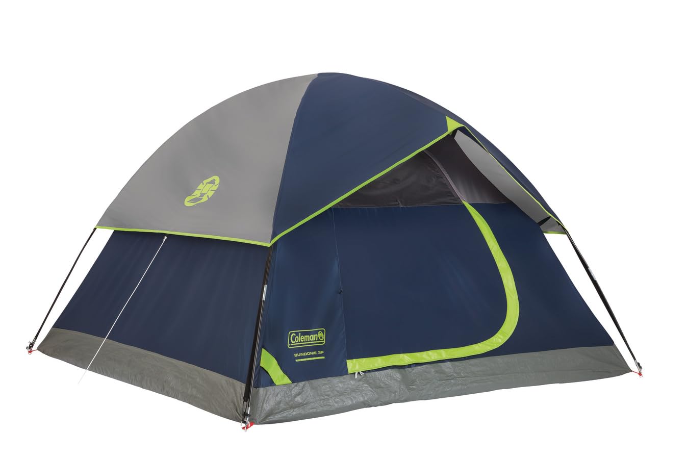 Coleman Sundome Camping Tent with Rainfly, 2/3/4/6 Person Tent Sets Up in 10 Mins, Weatherproof Shelter for Camping, Festivals, Backyard, Sleepovers, & More