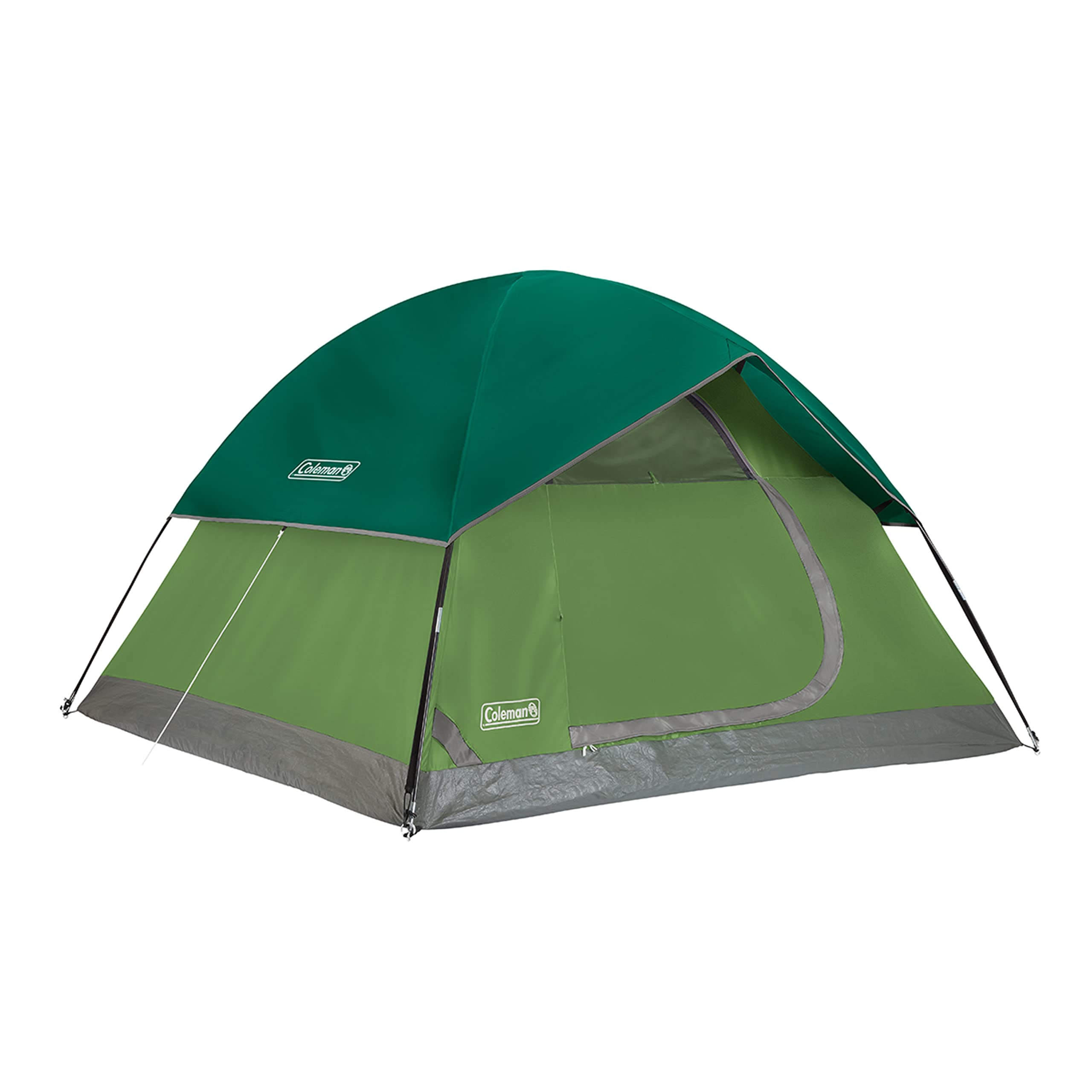 Coleman Sundome Camping Tent with Rainfly, 2/3/4/6 Person Tent Sets Up in 10 Mins, Weatherproof Shelter for Camping, Festivals, Backyard, Sleepovers, & More