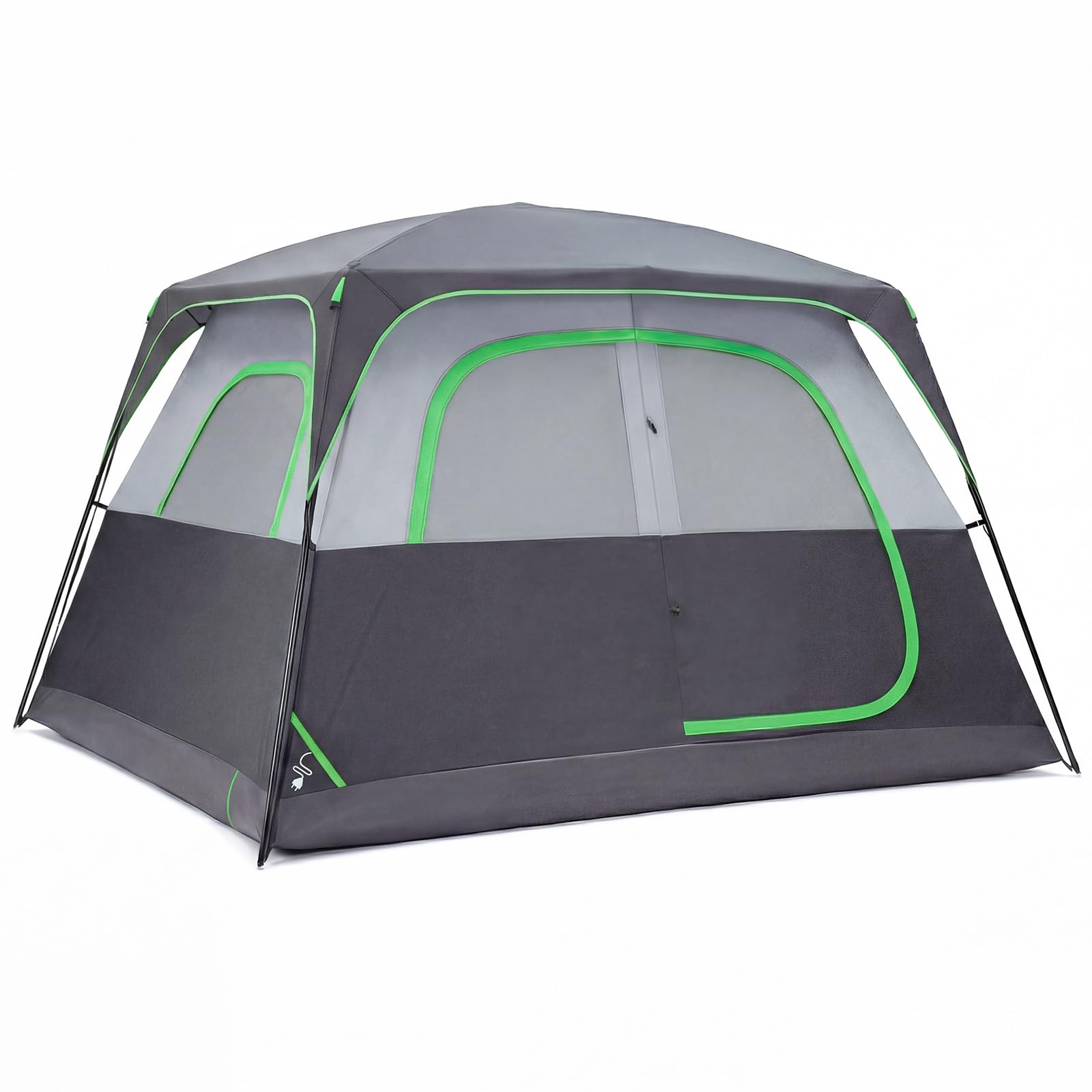 OLIXIS Camping Tent 2/4/6 Person, Waterproof Windproof Dome Tent with Multi-Directional Ventilation, Quick 5 Min Setup for Family Outdoor, Backpacking, Hiking