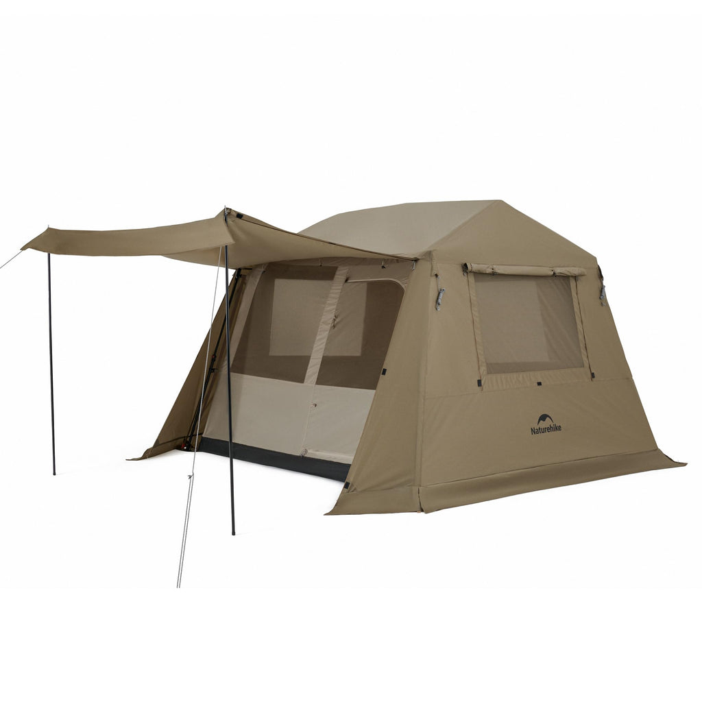 Naturehike Village Lite Camping Tent, 60S Easy Setup Instant Tents for Camping, Double Layer 4/8 Person Tent with with Full Rainfly