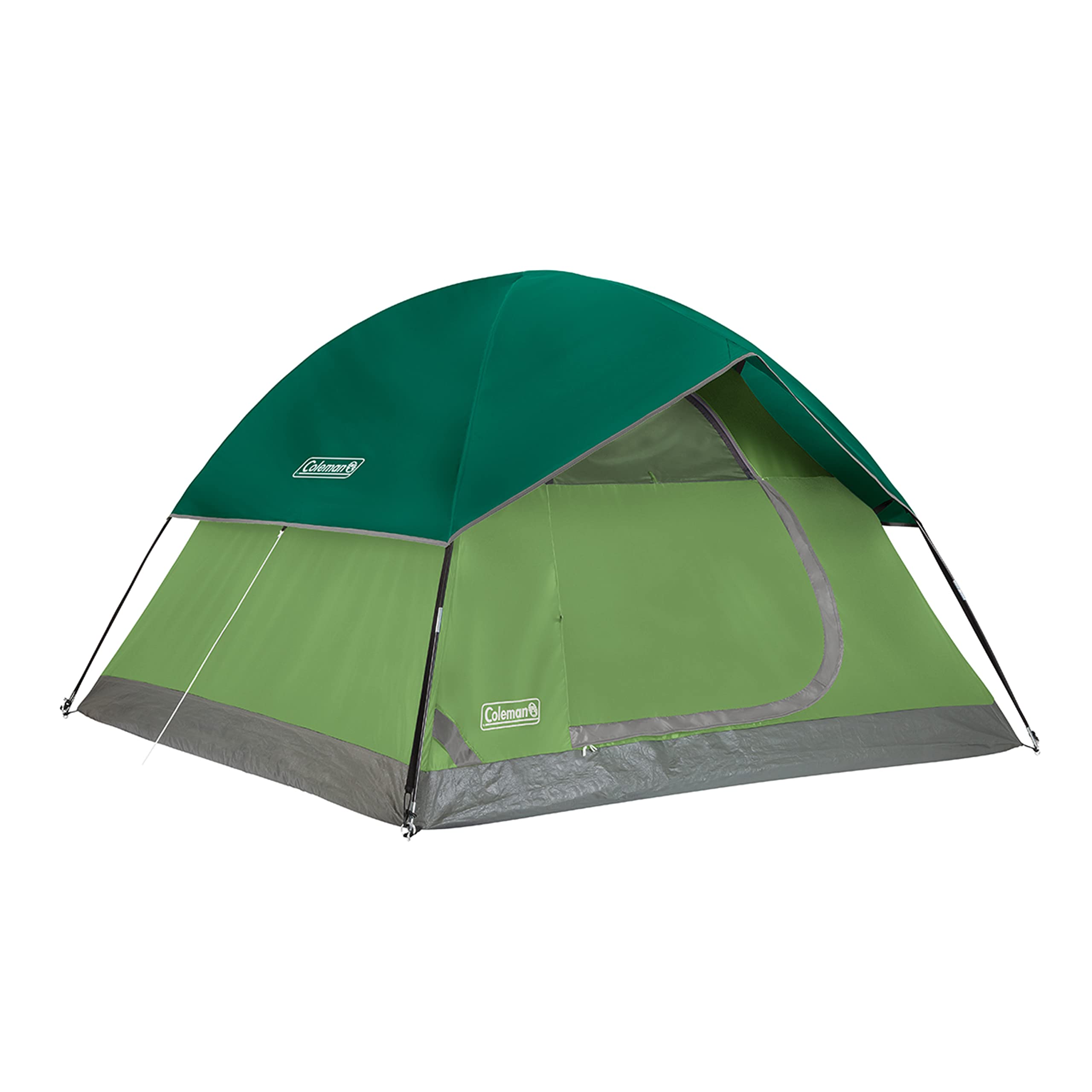 Coleman Sundome Camping Tent with Rainfly, 2/3/4/6 Person Tent Sets Up in 10 Mins, Weatherproof Shelter for Camping, Festivals, Backyard, Sleepovers, & More