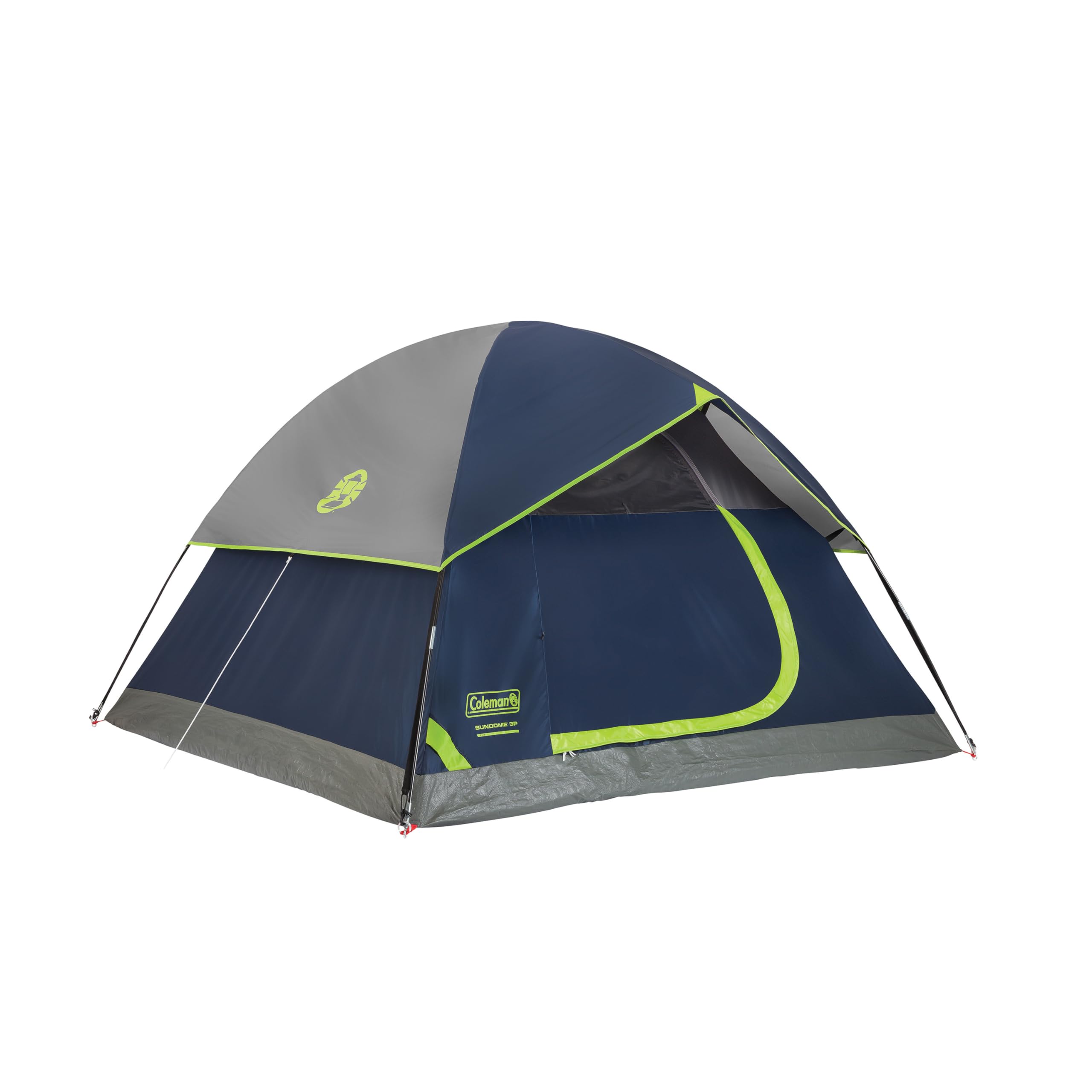 Coleman Sundome Camping Tent with Rainfly, 2/3/4/6 Person Tent Sets Up in 10 Mins, Weatherproof Shelter for Camping, Festivals, Backyard, Sleepovers, & More