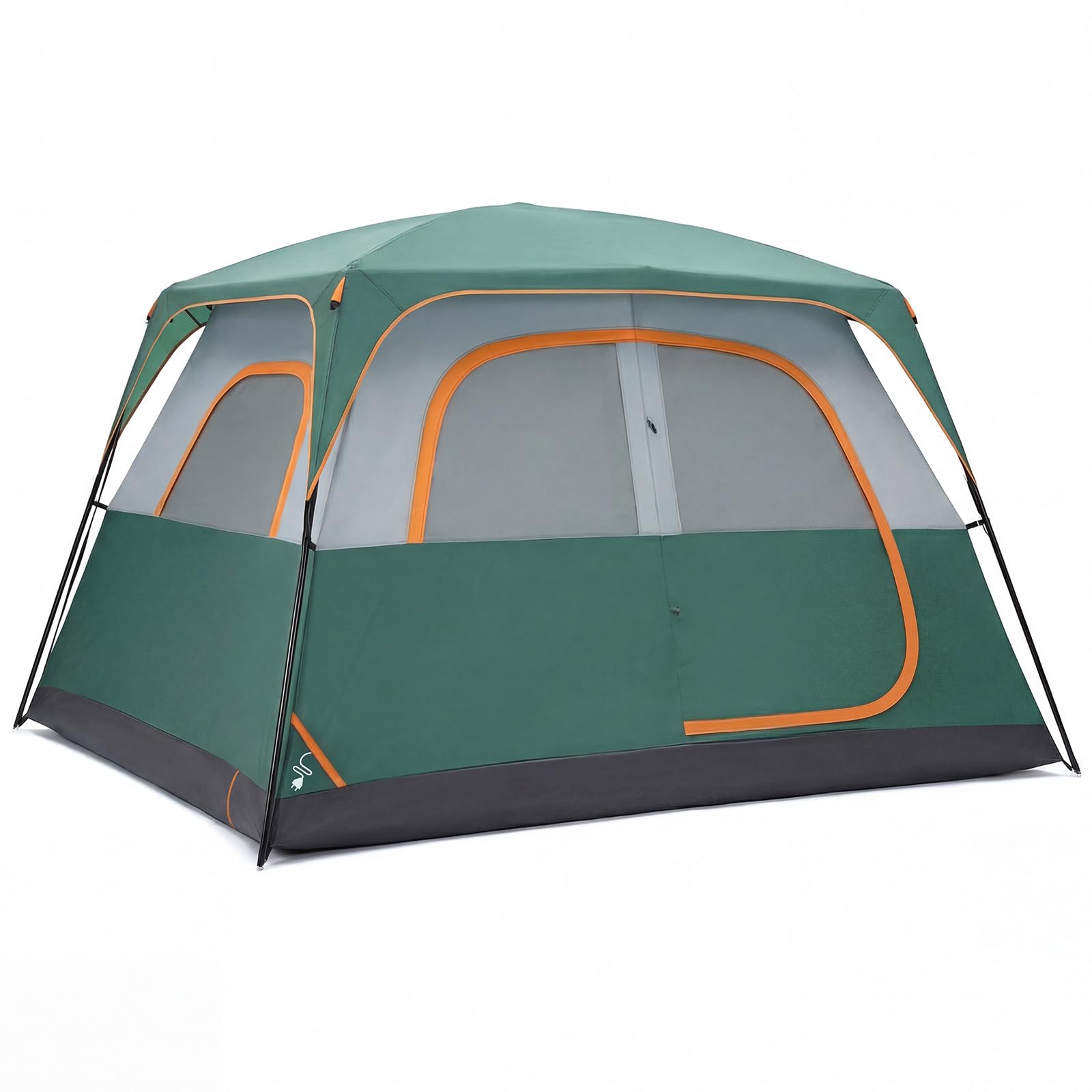 OLIXIS Camping Tent 2/4/6 Person, Waterproof Windproof Dome Tent with Multi-Directional Ventilation, Quick 5 Min Setup for Family Outdoor, Backpacking, Hiking