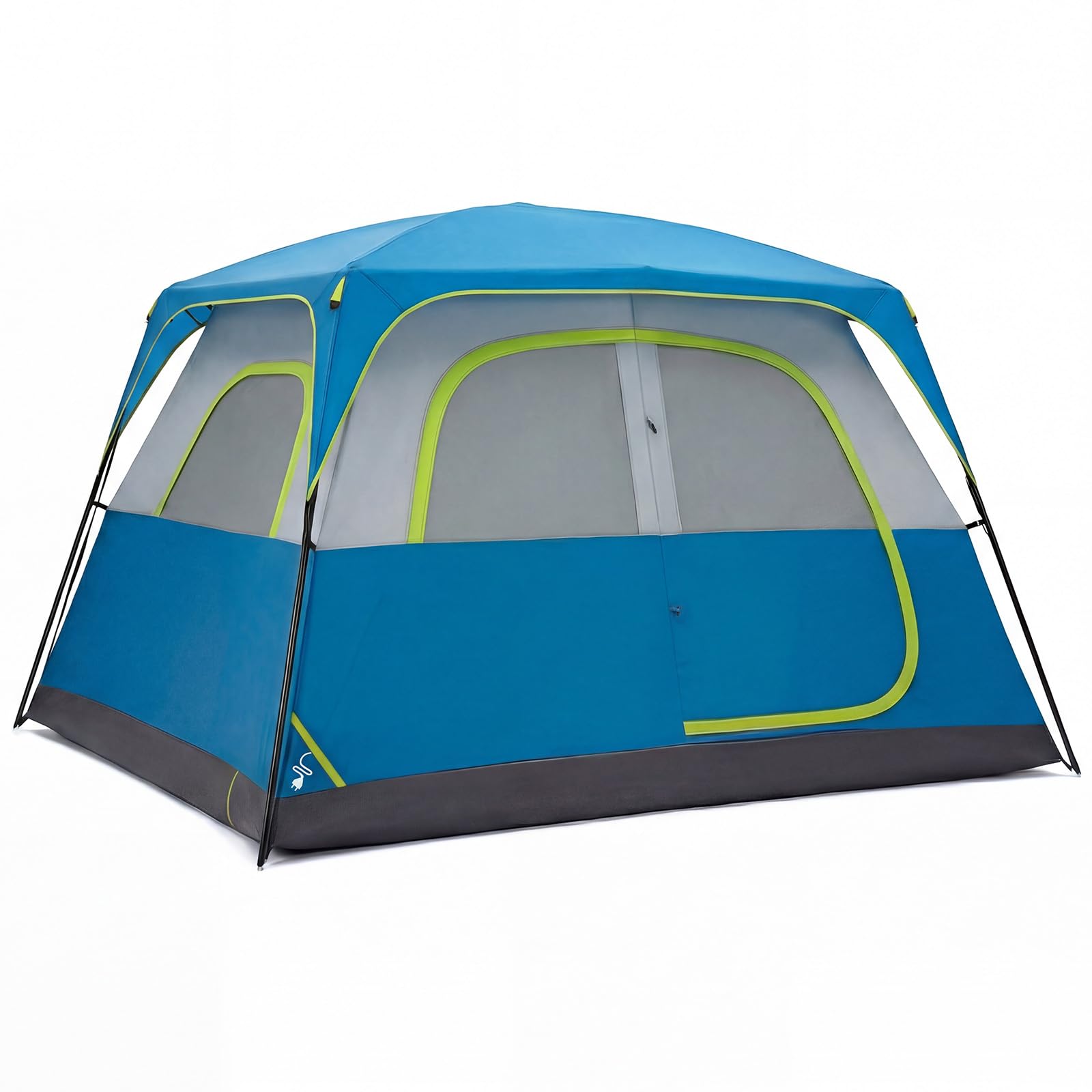 OLIXIS Camping Tent 2/4/6 Person, Waterproof Windproof Dome Tent with Multi-Directional Ventilation, Quick 5 Min Setup for Family Outdoor, Backpacking, Hiking
