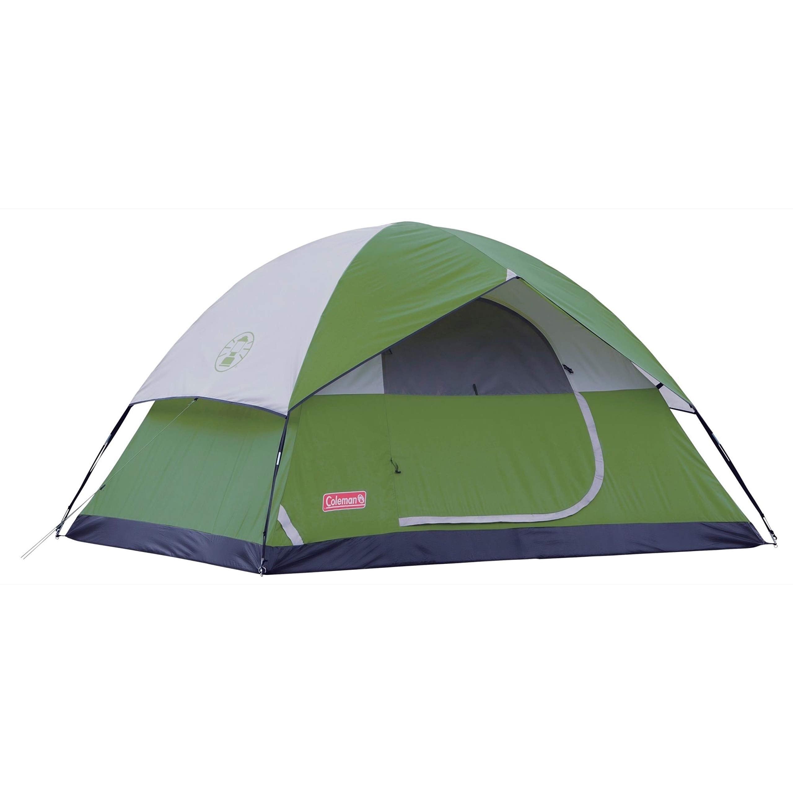 Coleman Sundome Camping Tent with Rainfly, 2/3/4/6 Person Tent Sets Up in 10 Mins, Weatherproof Shelter for Camping, Festivals, Backyard, Sleepovers, & More