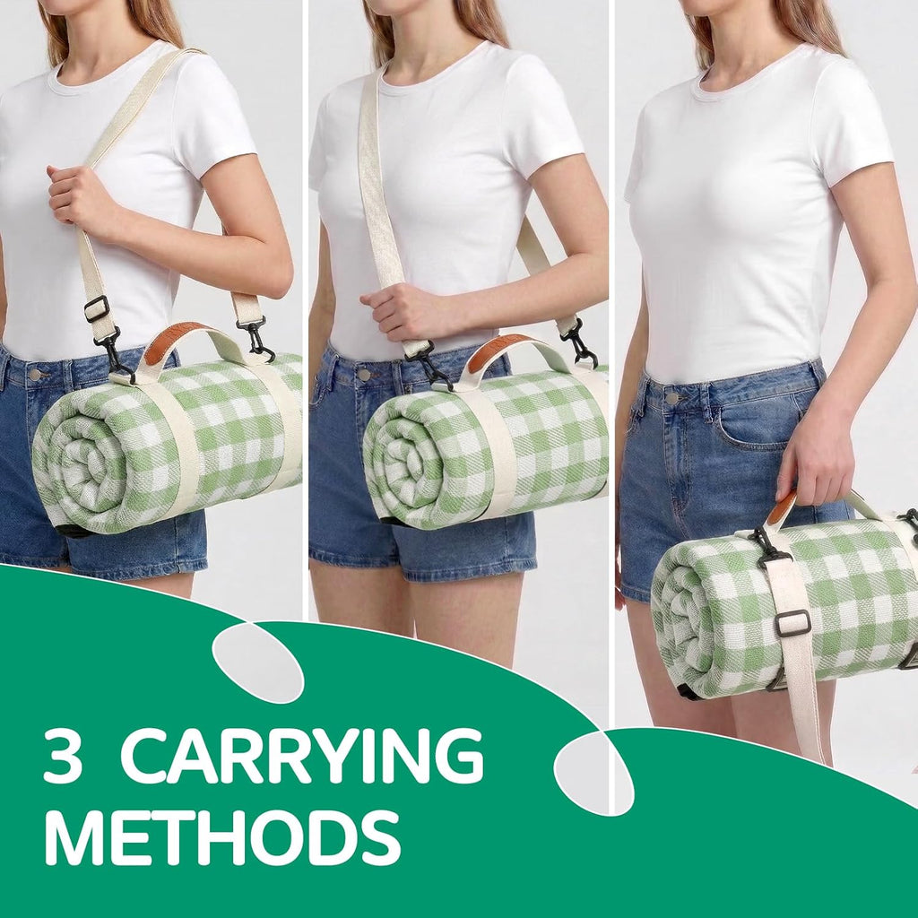 Waterproof Beach Blanket Picnic Outdoor Camp Mat Towel Family Trip Essentials Summer Vacation Must Have Travel Accessories Lake Day Necessities Stuff Thing Need Gear Gift Supplies Item Gadget 2026