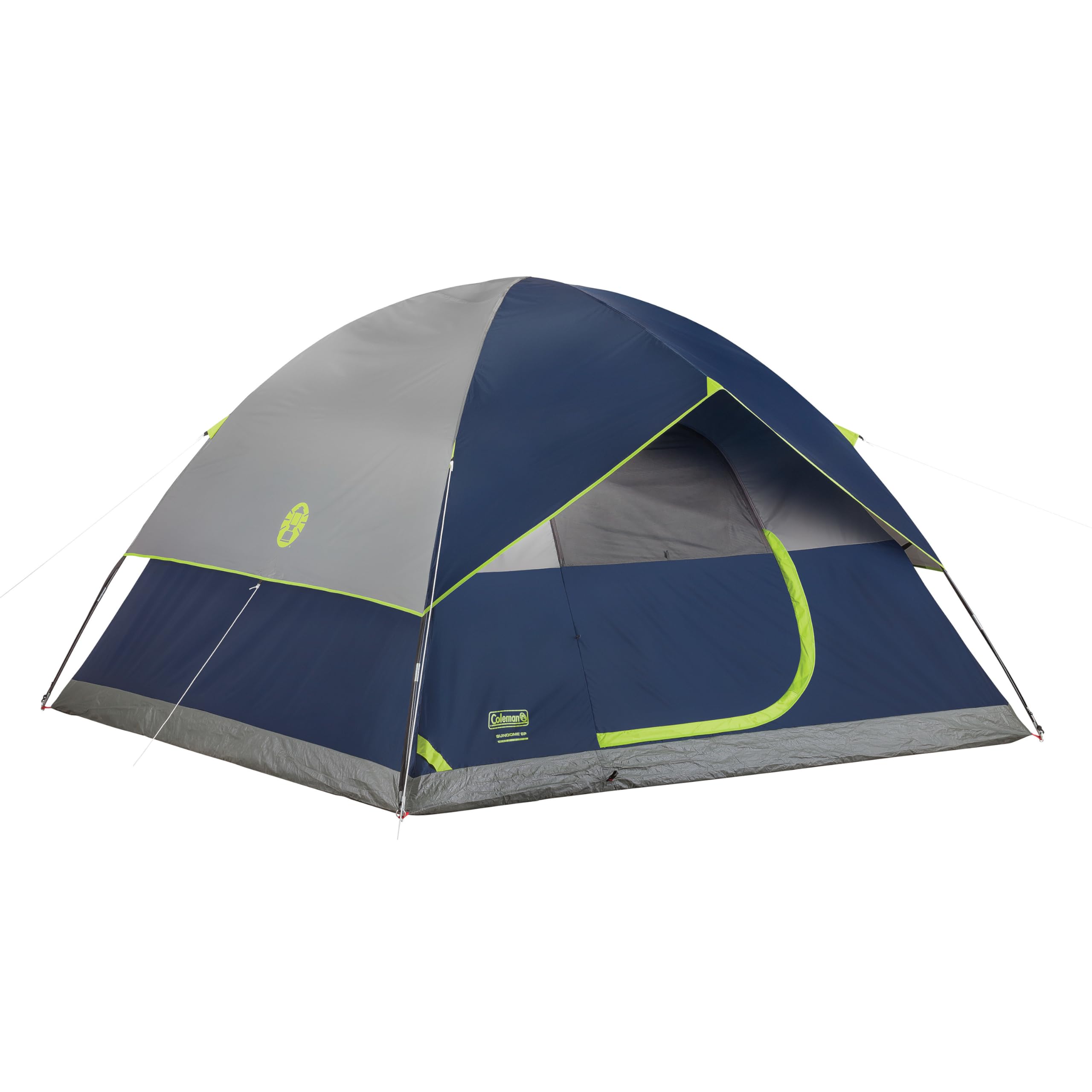 Coleman Sundome Camping Tent with Rainfly, 2/3/4/6 Person Tent Sets Up in 10 Mins, Weatherproof Shelter for Camping, Festivals, Backyard, Sleepovers, & More