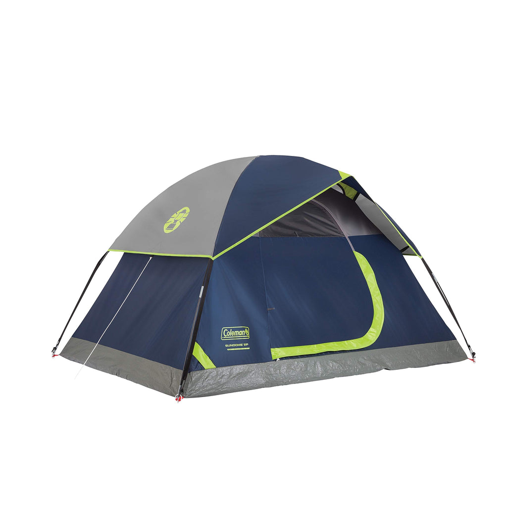 Coleman Sundome Camping Tent with Rainfly, 2/3/4/6 Person Tent Sets Up in 10 Mins, Weatherproof Shelter for Camping, Festivals, Backyard, Sleepovers, & More