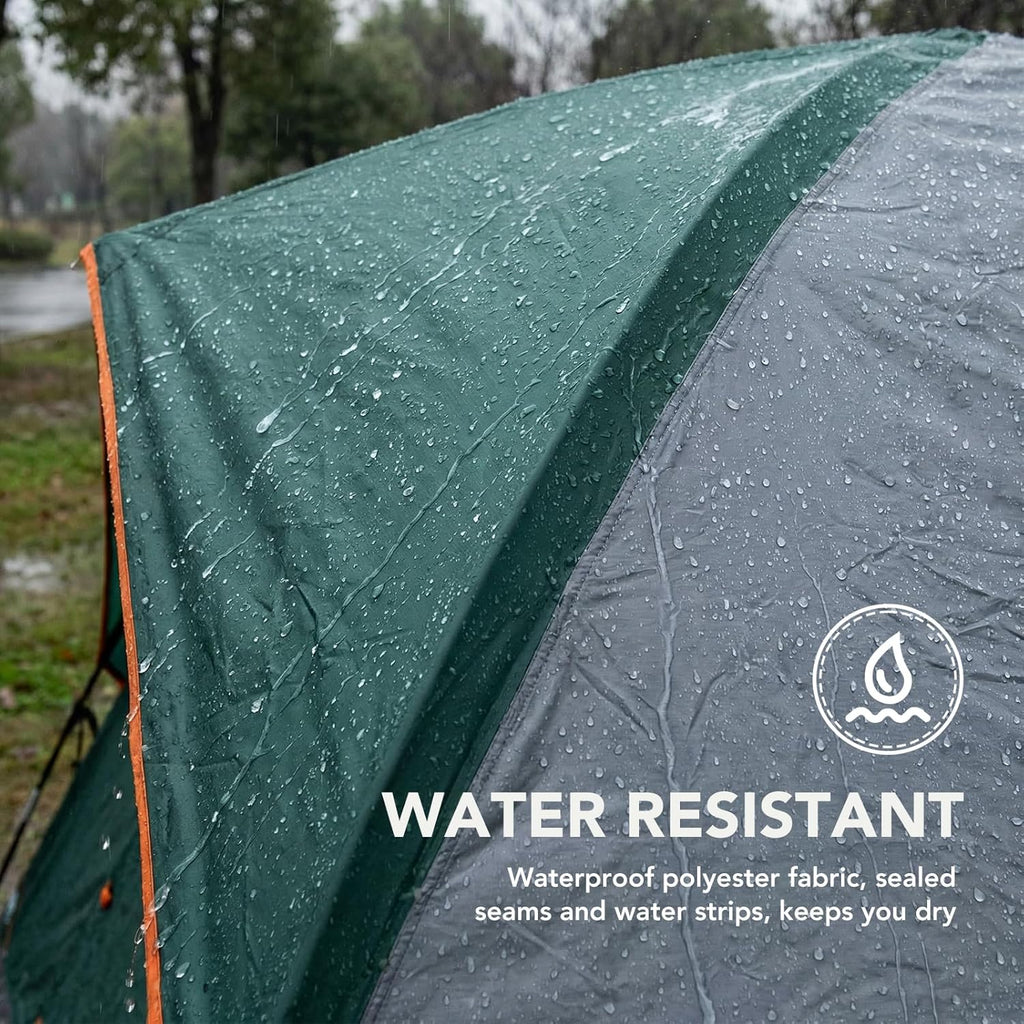 OLIXIS Camping Tent 2/4/6 Person, Waterproof Windproof Dome Tent with Multi-Directional Ventilation, Quick 5 Min Setup for Family Outdoor, Backpacking, Hiking
