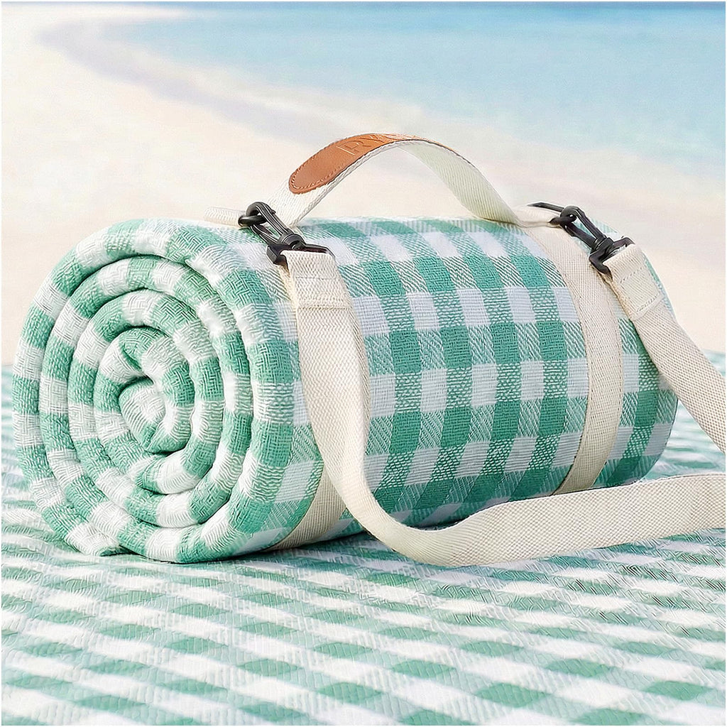 Waterproof Beach Blanket Picnic Outdoor Camp Mat Towel Family Trip Essentials Summer Vacation Must Have Travel Accessories Lake Day Necessities Stuff Thing Need Gear Gift Supplies Item Gadget 2026
